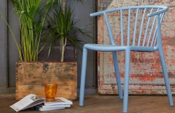 Silla exterior de jardín Woody de Resol