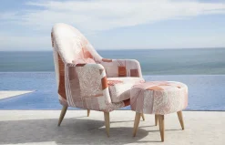 Sillón Miranda con Puff de Fama