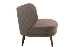 Sillón tapizado en tela y patas acero 5079 de Ángel Cerdá