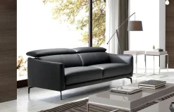 Sofá 3 plazas tapizado en piel 6059 de Ángel Cerdá