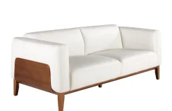 Sofá 3 plazas tapizado en piel 6115 de Ángel Cerdá