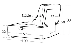 Sofá Arianne Love de Fama