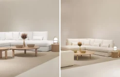 Sofá fijo rinconera Bertina de Temasdos