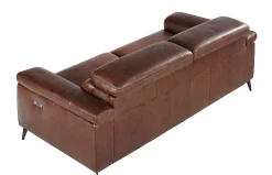 Sofá relax 3 plazas tapizado en piel 6117 de Ángel Cerdá