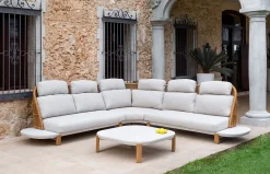 Sofá rinconera de exterior Delfos de Arkimueble